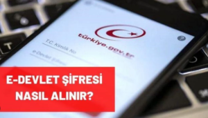 E Devlet Şifresi Alma